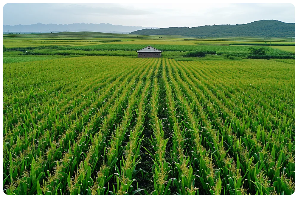 corn field view